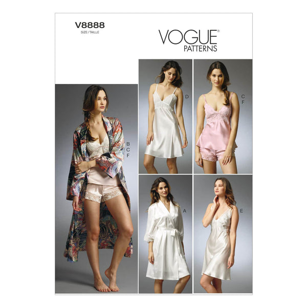 Vogue Sleep & Lounge Sewing Pattern V8888