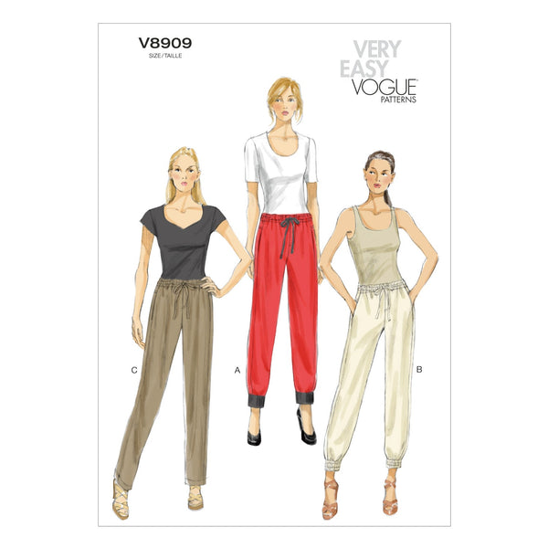 Vogue Pants Sewing Pattern V8909