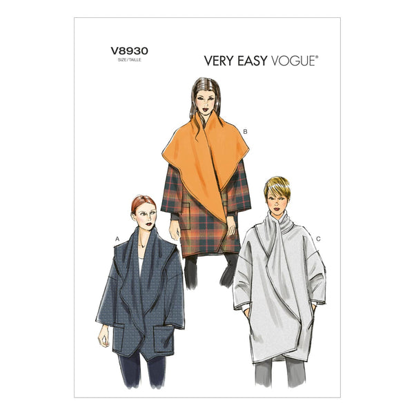 Vogue Outerwear Sewing Pattern V8930