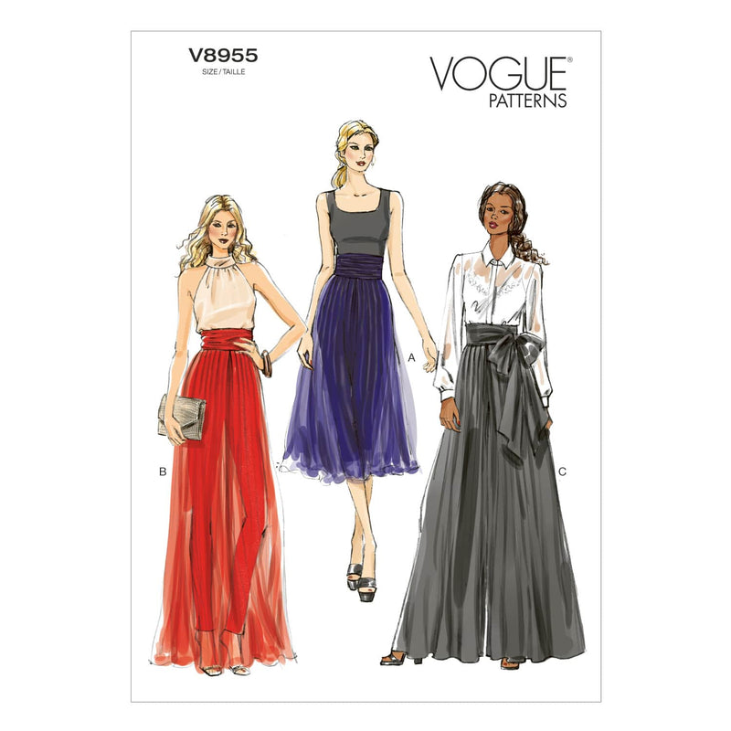 Vogue Pants Sewing Pattern V8955