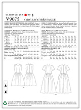 Vogue Dress Sewing Pattern V9075