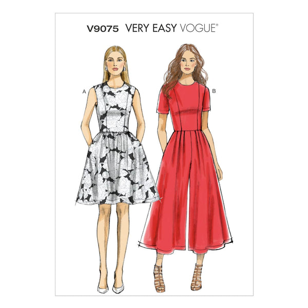 Vogue Dress Sewing Pattern V9075