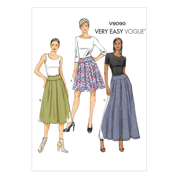 Vogue Skirt Sewing Pattern V9090