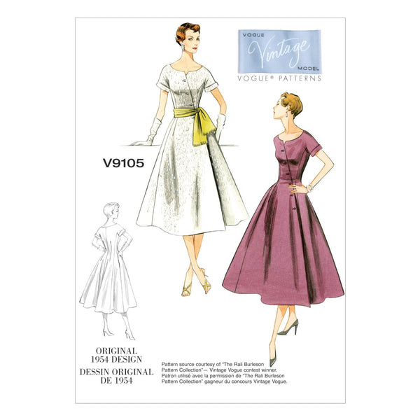 Vogue Dress Sewing Pattern V9105