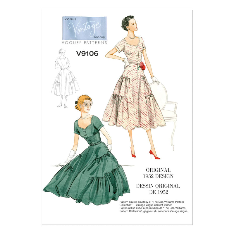 Vogue Dress Sewing Pattern V9106