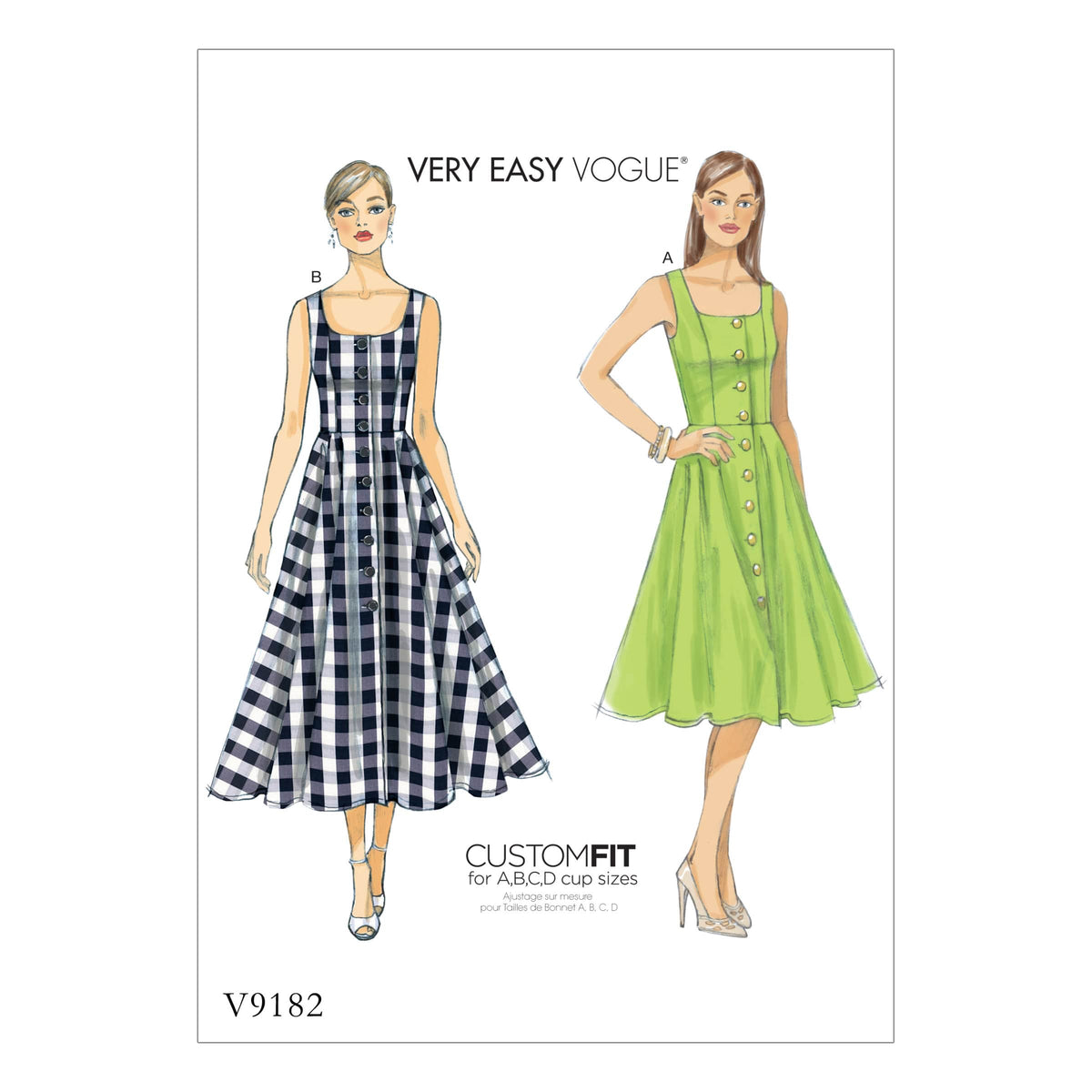 Vogue Dress Sewing Pattern V9182