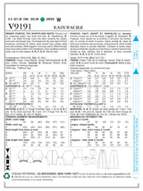 Vogue Casual Sewing Pattern V9191