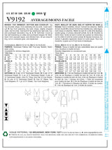 Vogue Casual Sewing Pattern V9192