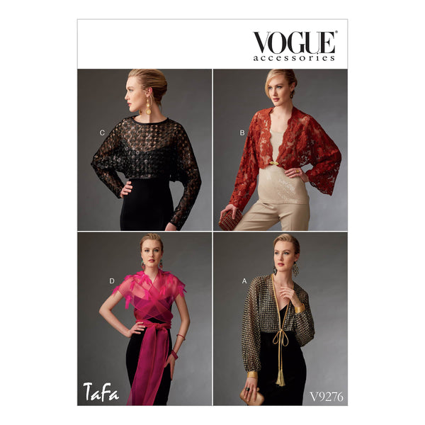 Vogue Undefined Accessories Other Wearing Sewing Pattern V9276OS