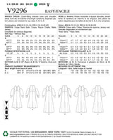 Vogue Occasion Spec Sewing Pattern V9296