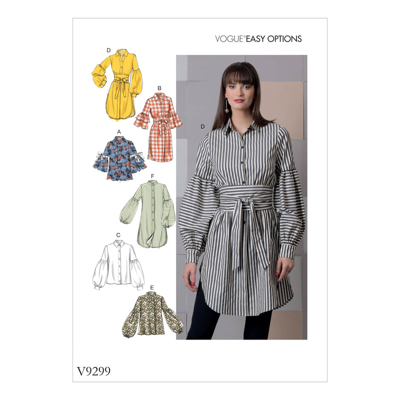 Vogue Top Sewing Pattern V9299