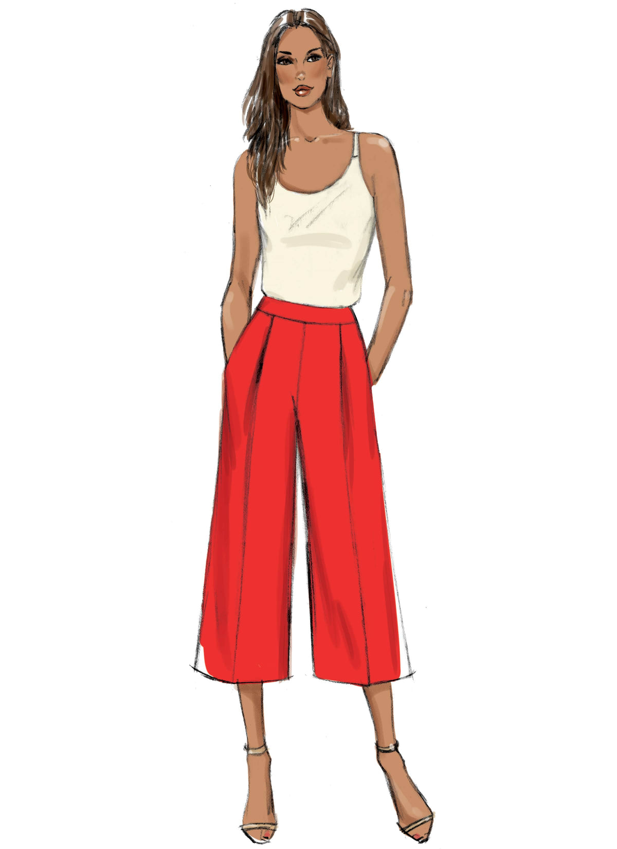Vogue Misses Skirt/Pants Pants Sewing Pattern V9302