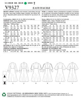 Vogue Dress Sewing Pattern V9327