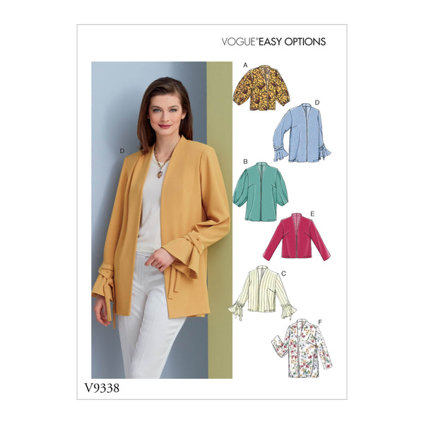 Vogue Jacket Sewing Pattern V9338