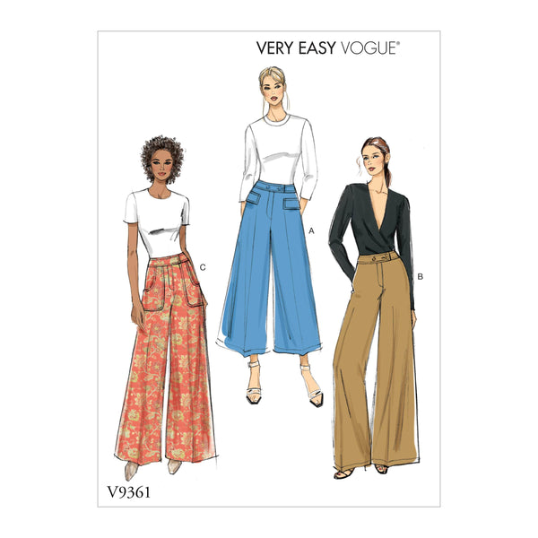 Vogue Misses / Skirt Pants Sewing Pattern V9361
