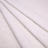 Valerie White Eyelet Cotton Embroidery Dressmaking Fabric - Blossom Vine