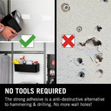 VELCRO® Brand Heavy Duty Stick On Tape | Industrial Strength Extra Strong Adhesive - 50mm Wide White