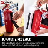 VELCRO® Brand Heavy Duty Stick On Tape | Industrial Strength Extra Strong Adhesive - 50mm Wide White