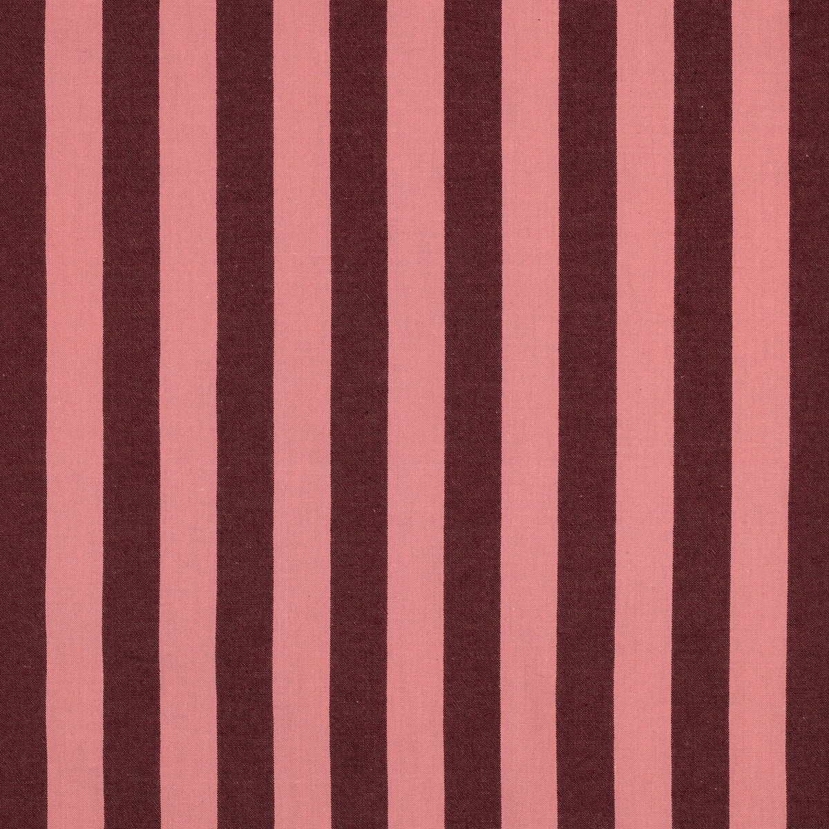 Verona Striped Yarn-Dyed Cotton Dressmaking Fabric - Burgundy & Pink