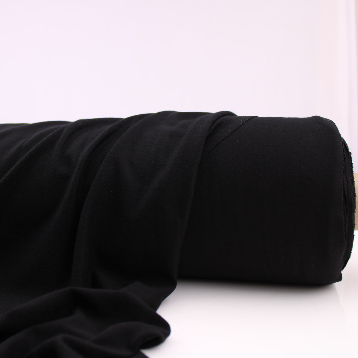 Viola Viscose Jersey 4 Way Stretch Dressmaking Fabric - Black