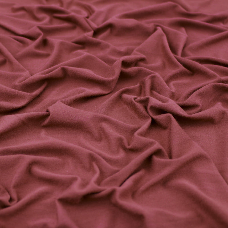Viola Viscose Jersey 4 Way Stretch Dressmaking Fabric - Mulberry