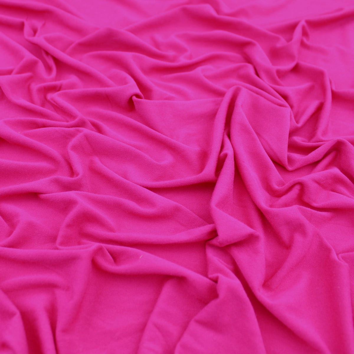 Viola Viscose Jersey 4 Way Stretch Dressmaking Fabric - Dark Hot Pink