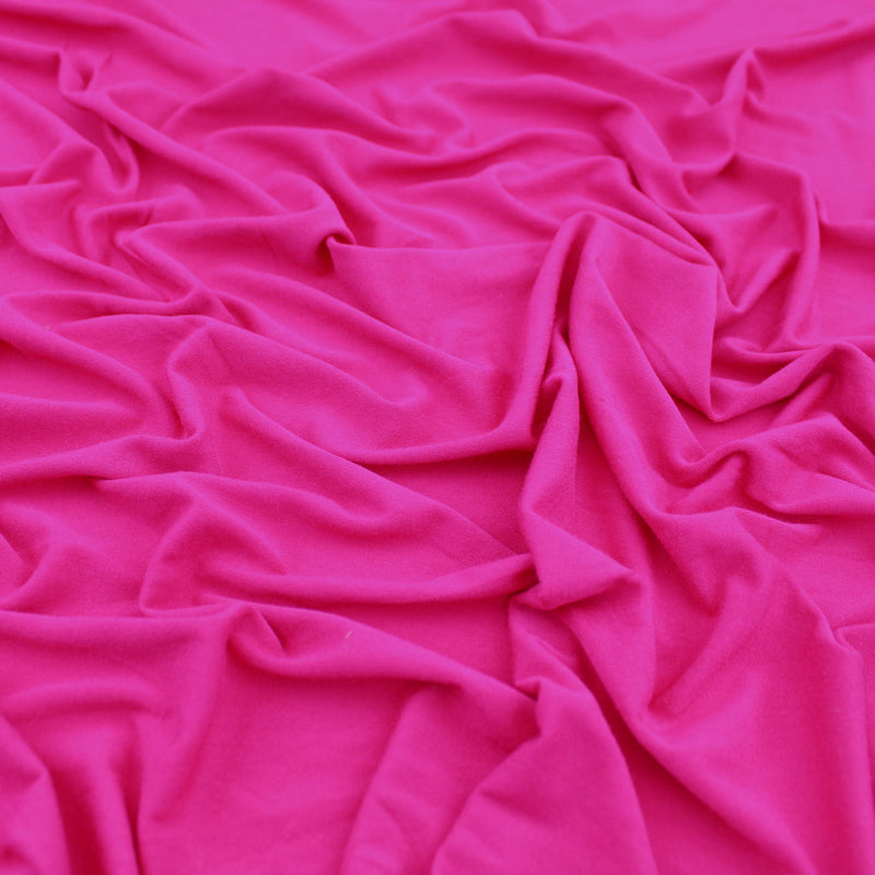 Viola Viscose Jersey 4 Way Stretch Dressmaking Fabric - Dark Hot Pink