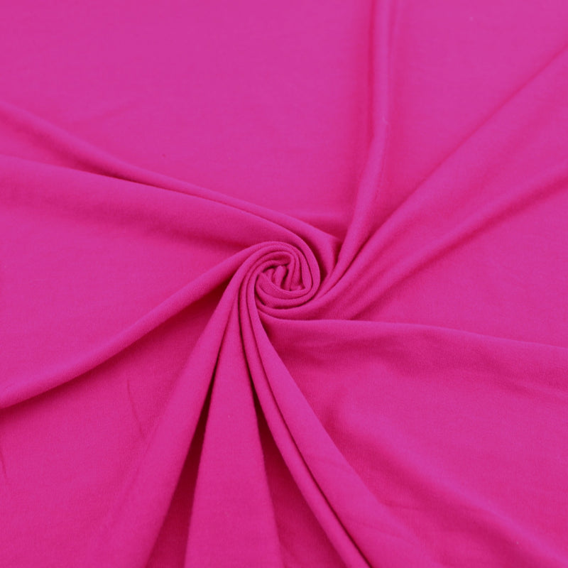 Viola Viscose Jersey 4 Way Stretch Dressmaking Fabric - Dark Hot Pink