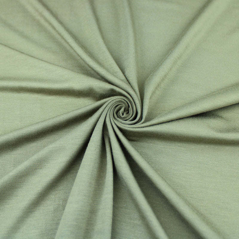 Viola Viscose Jersey 4 Way Stretch Dressmaking Fabric - Dusty Green