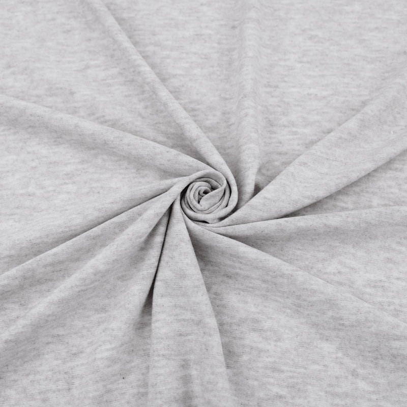 Viola Viscose Jersey 4 Way Stretch Dressmaking Fabric - Grey Marl