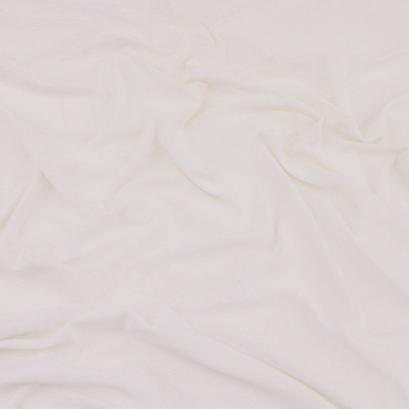 Viola Viscose Jersey 4 Way Stretch Dressmaking Fabric - Ivory