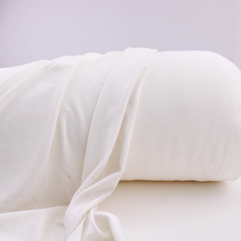 Viola Viscose Jersey 4 Way Stretch Dressmaking Fabric - Ivory