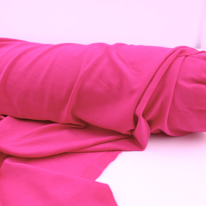 Viola Viscose Jersey 4 Way Stretch Dressmaking Fabric - Light Hot Pink