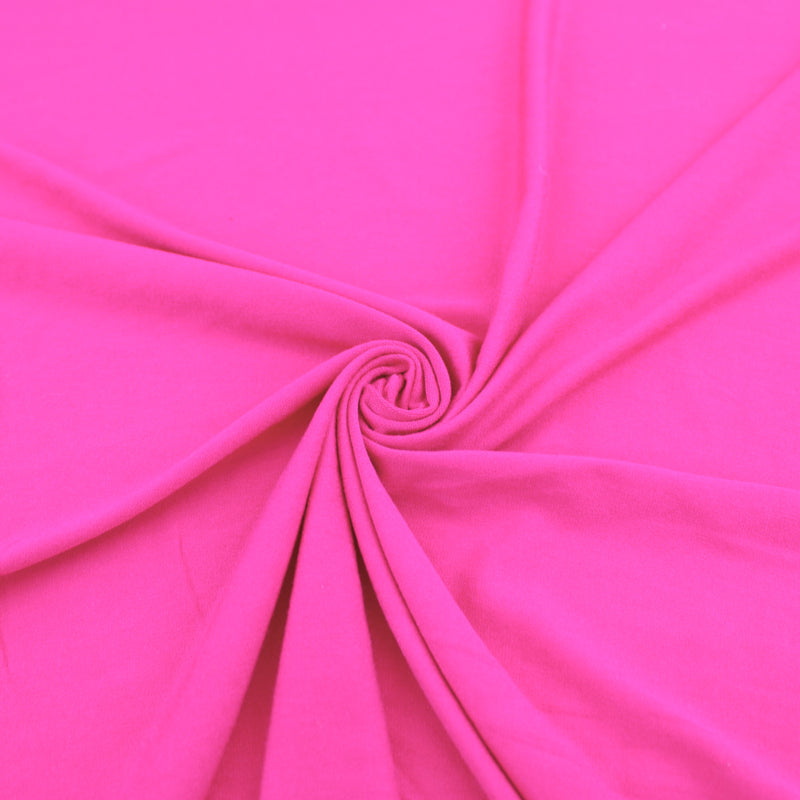 Viola Viscose Jersey 4 Way Stretch Dressmaking Fabric - Light Hot Pink