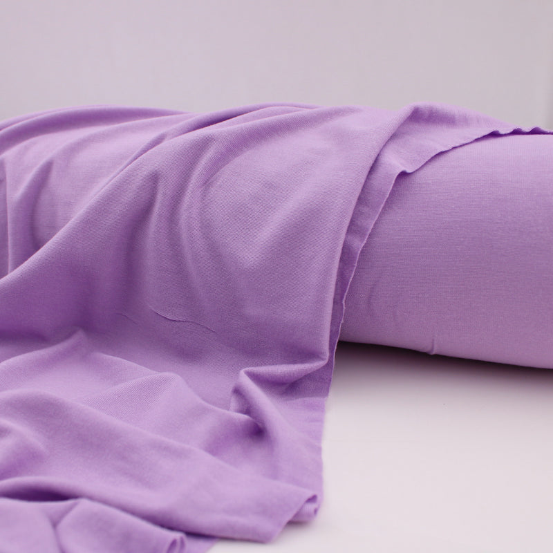 Viola Viscose Jersey 4 Way Stretch Dressmaking Fabric - Lilac