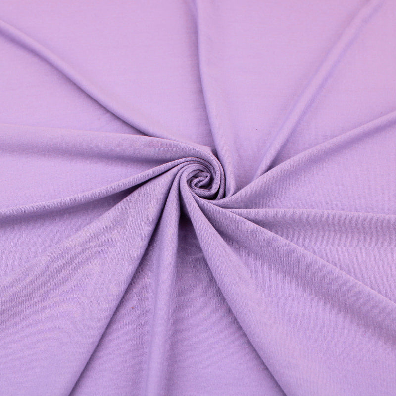 Viola Viscose Jersey 4 Way Stretch Dressmaking Fabric - Lilac