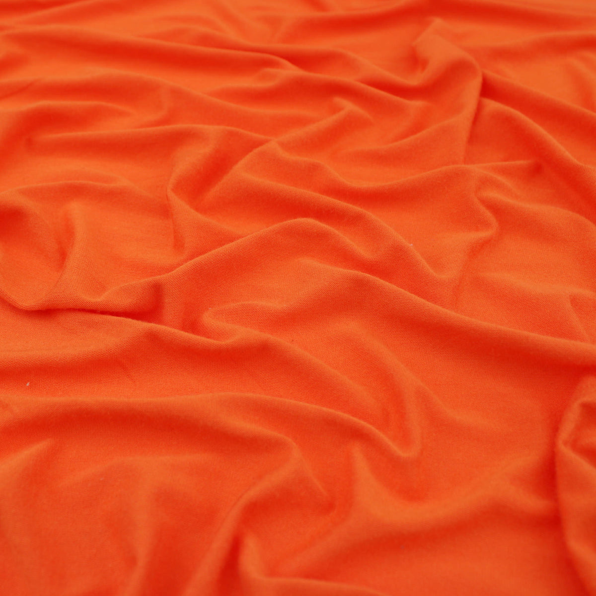Viola Viscose Jersey 4 Way Stretch Dressmaking Fabric - Orange