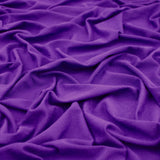 Viola Viscose Jersey 4 Way Stretch Dressmaking Fabric - Purple
