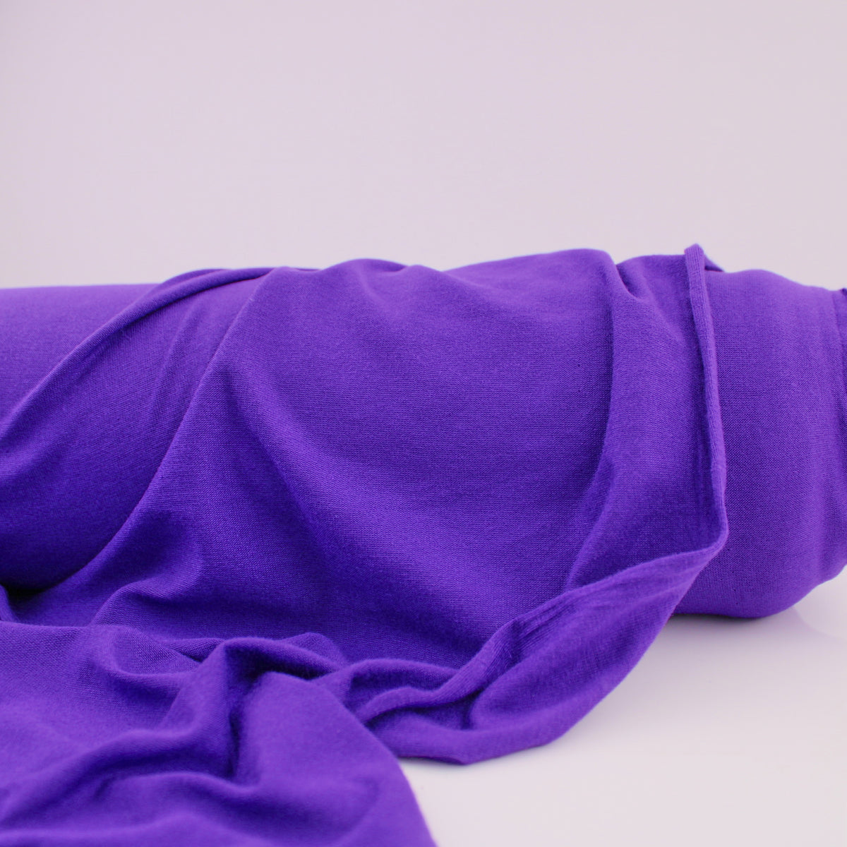 Viola Viscose Jersey 4 Way Stretch Dressmaking Fabric - Purple