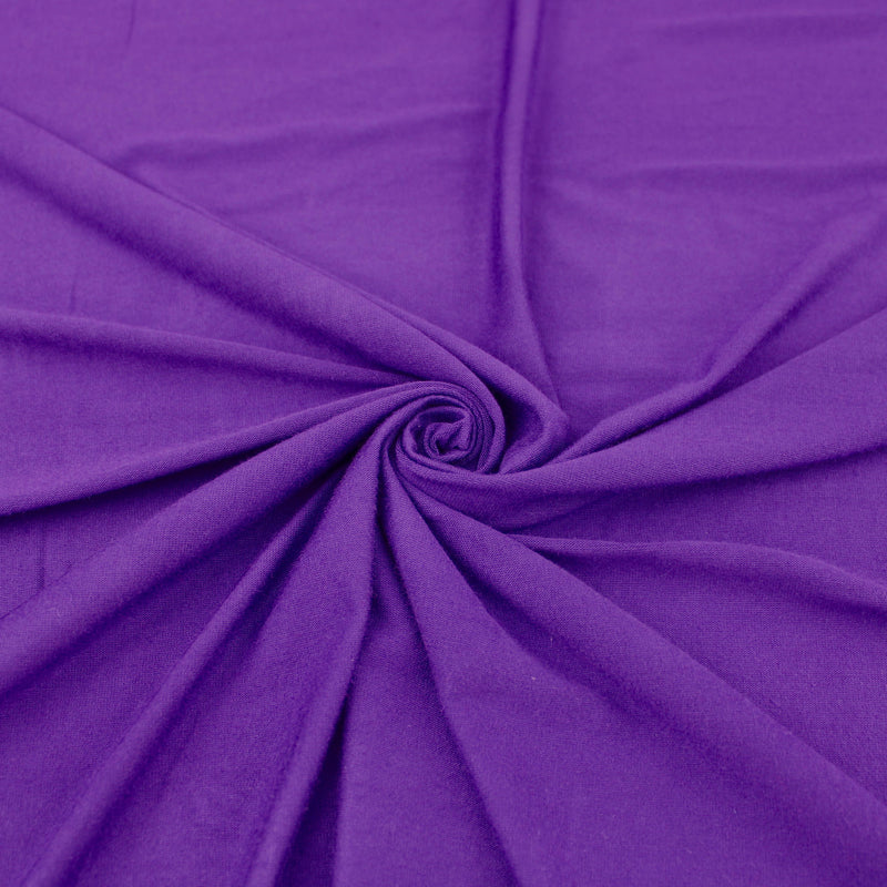 Viola Viscose Jersey 4 Way Stretch Dressmaking Fabric - Purple