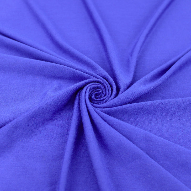 Viola Viscose Jersey 4 Way Stretch Dressmaking Fabric - Royal Blue