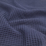 Waffle Cotton Honeycomb/Pique Fabric - Navy