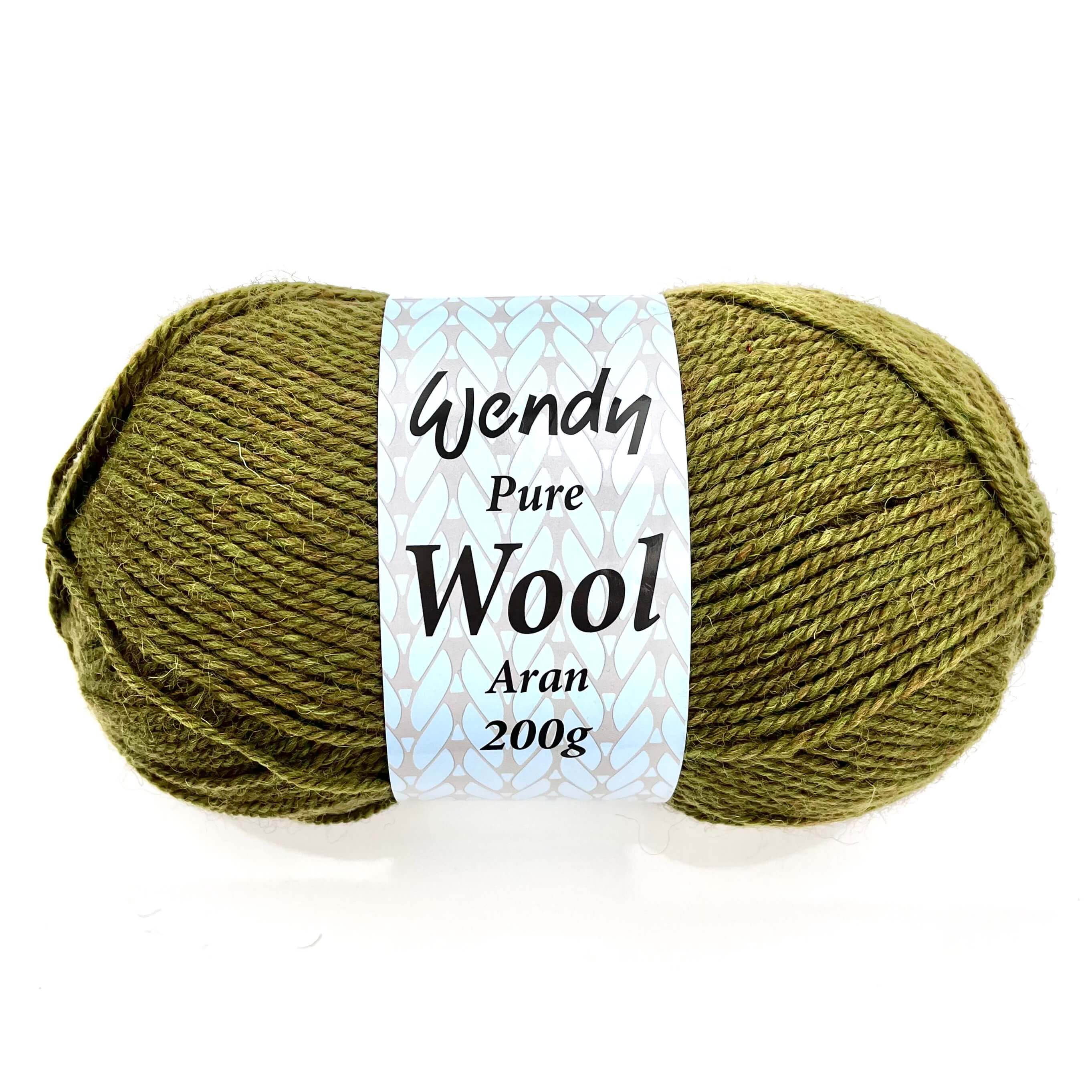 Wendy Pure British Wool Aran Yarn 200g - 5625 Bracken – Lullabee Fabrics