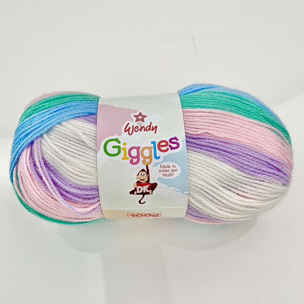 Wendy Wools Giggles DK Acrylic Yarn 100g - WG08