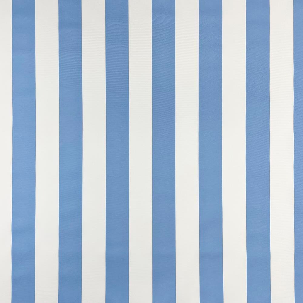 Whitesands Stripe Waterproof Outdoor Garden Upholstery Canvas Fabric - Blue & White