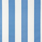 Whitesands Stripe Waterproof Outdoor Garden Upholstery Canvas Fabric - Blue & White