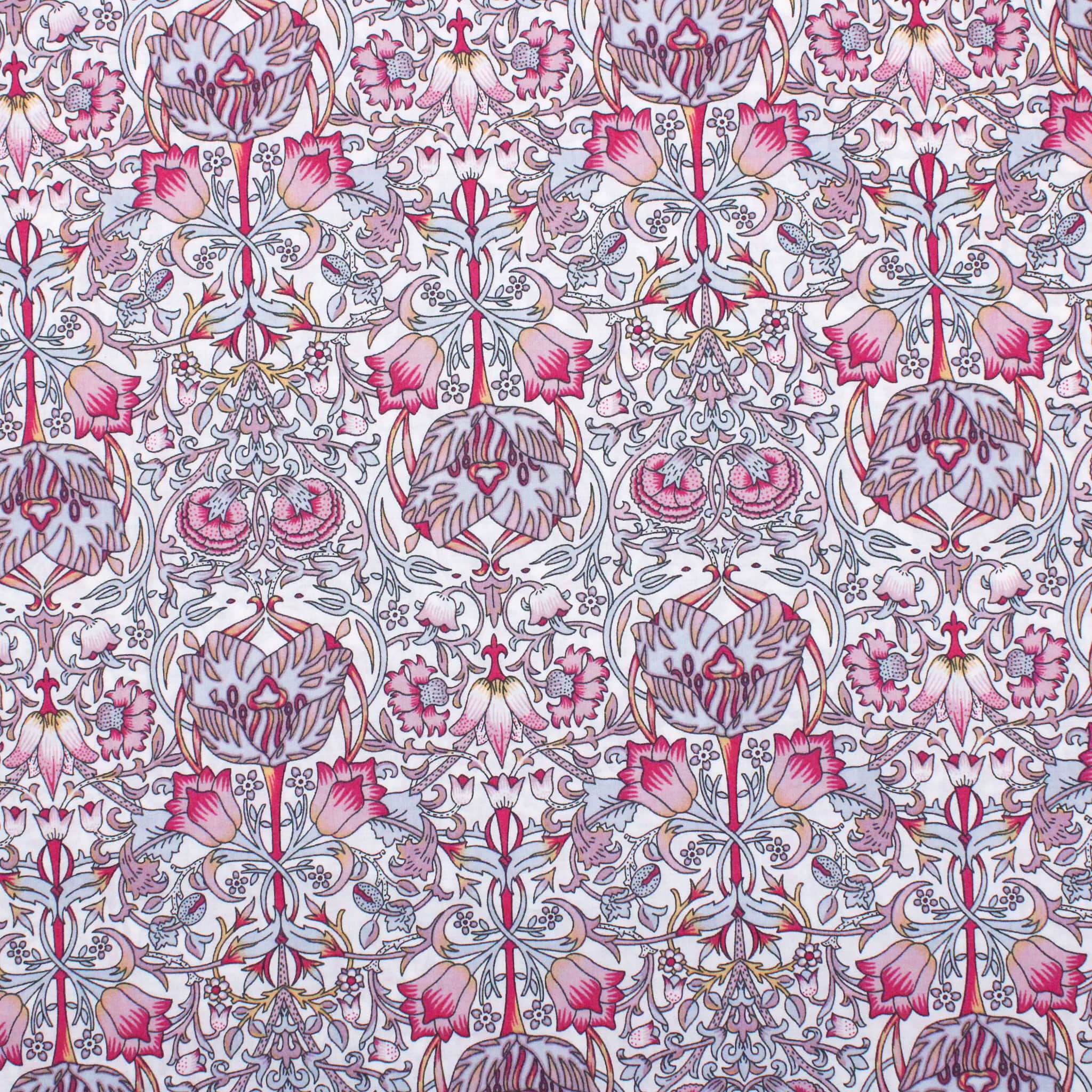 William Morris Pima Cotton Lawn Lodden Strawberry Lullabee Fabrics