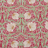William Morris Viscose Challis Dressmaking Fabric - Pimpernel Red Willow