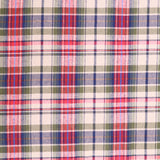 Wisteria Cotton Flannel Yard Dyed Brushed Checked Dressmaking Fabric - Red Olive