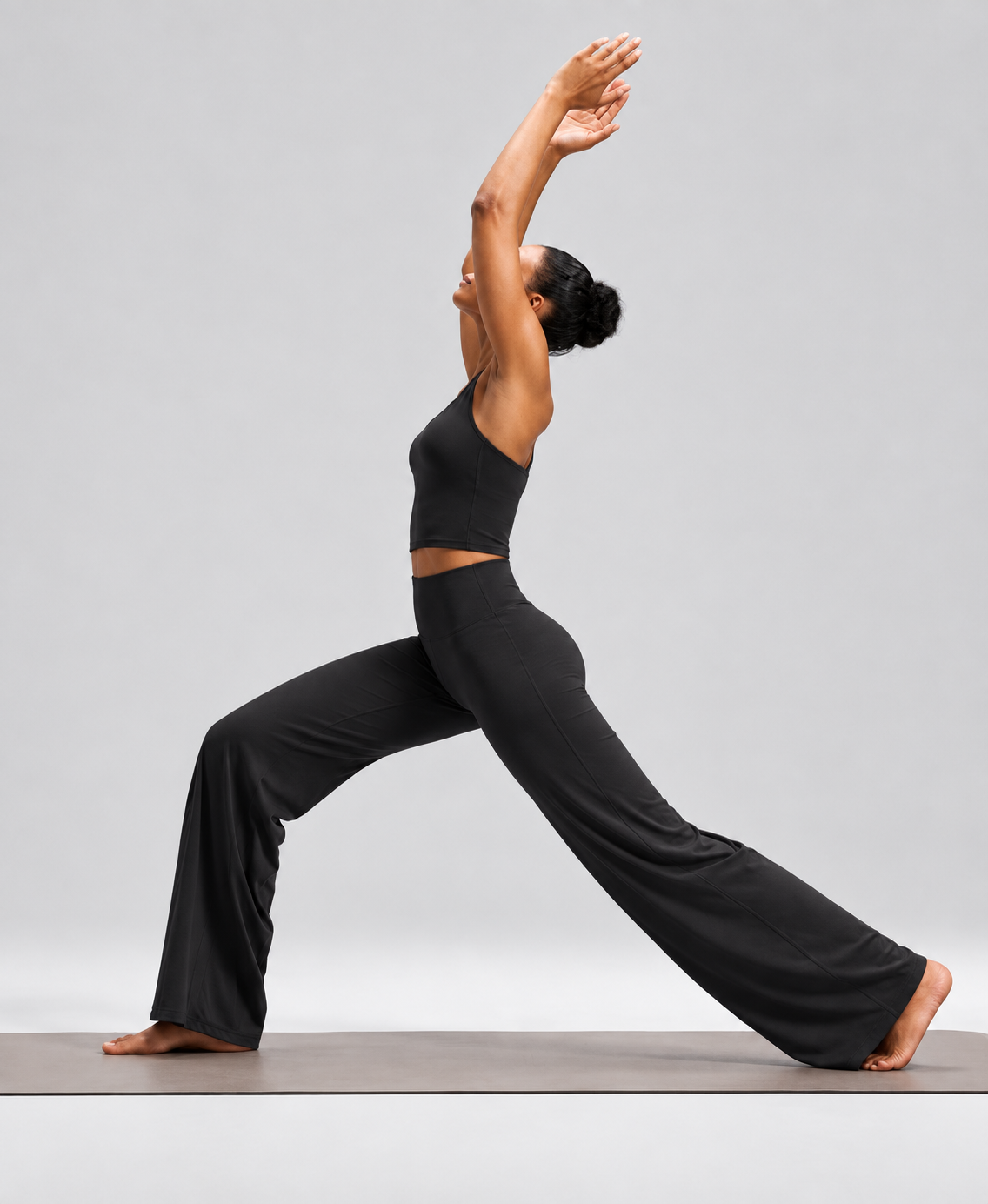 Yoga Stretch Polyester Elastane Activewear Sport Fabric - Black